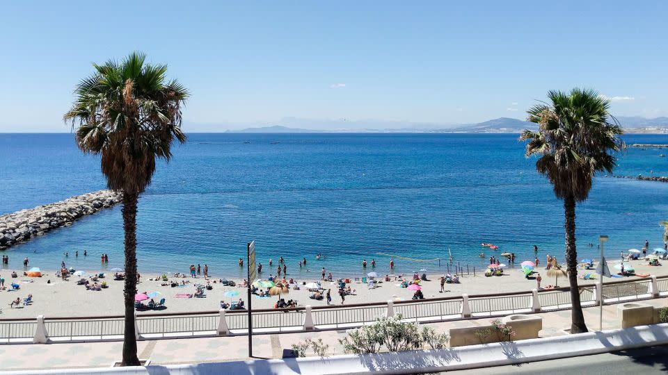 Ceuta's beaches make it a popular vacation spot. - Mulero/Alamy Stock Photo